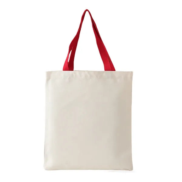 12oz Multi-Color Handheld Cotton Canvas Tote Bag