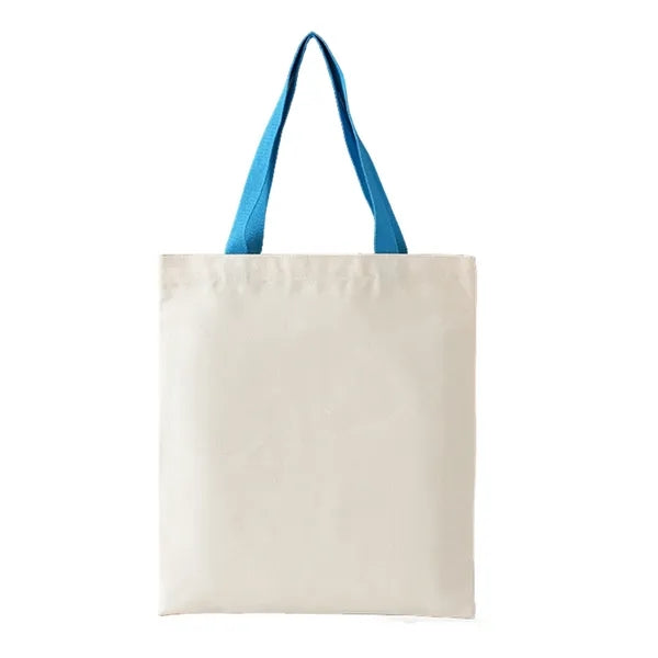 12oz Multi-Color Handheld Cotton Canvas Tote Bag