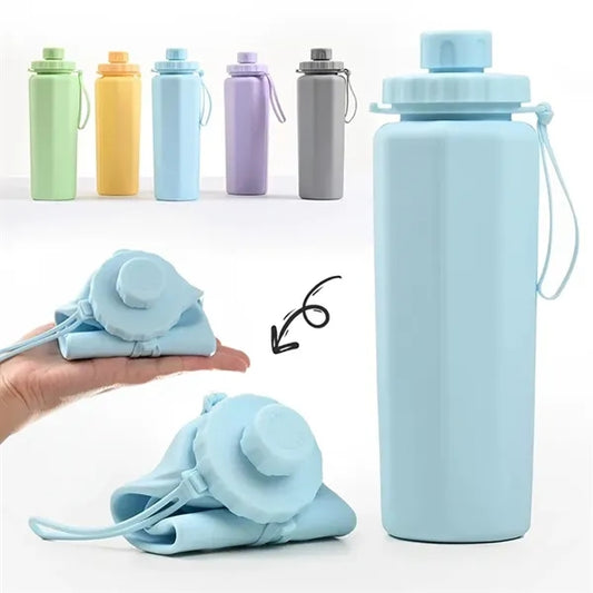 20oz Collapsible Silicone Water Bottles