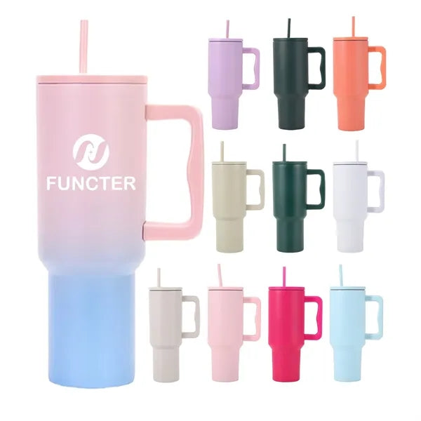 40 oz. Car Tumbler Insulated Stainless Steel Water Bottle