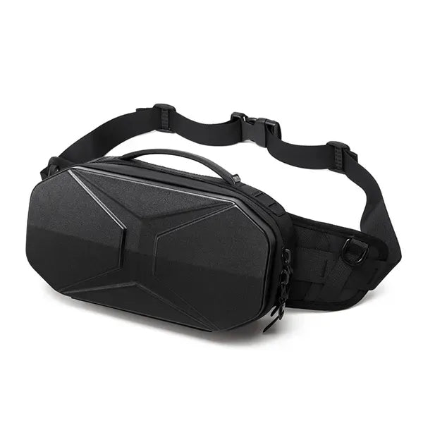 Hardshell Geometric Sling Bag