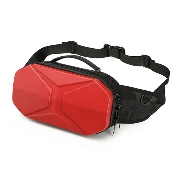 Hardshell Geometric Sling Bag