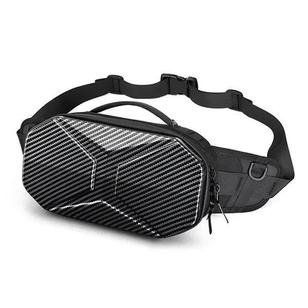 Hardshell Geometric Sling Bag