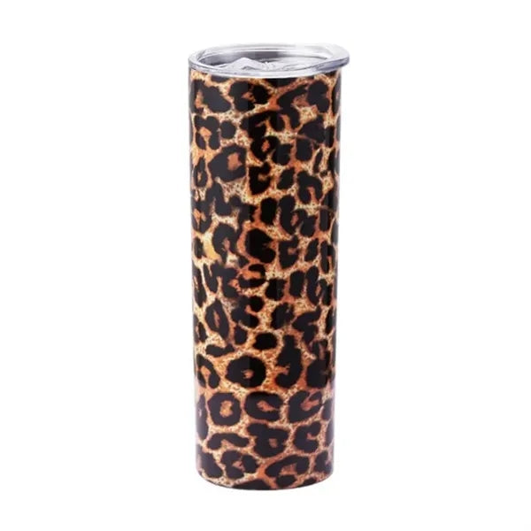20oz Cutom Travel Stainless Steel Straight cup W/lid & Straw