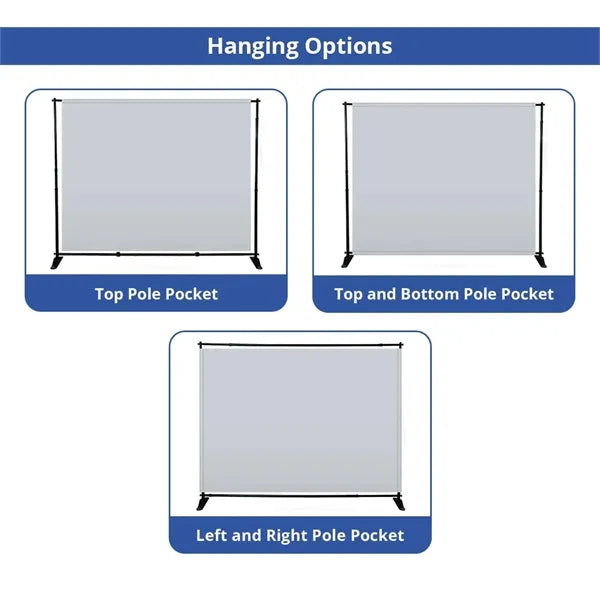 Adjustable Vinyl Banner - Single Sided 10 x 8 ft