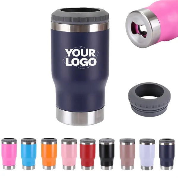 14oz Insulated Can Cooler with Bottle Opener
