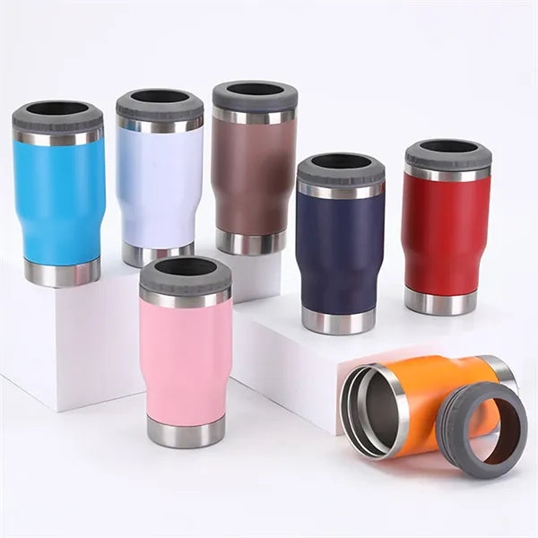 14oz Insulated Can Cooler with Bottle Opener