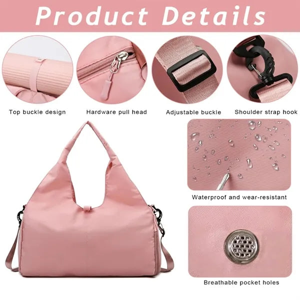 Large Capacity Yoga Bag with Wet & Dry Separation