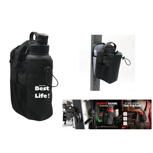 Magnetic Gym Bag with Phone Pocket