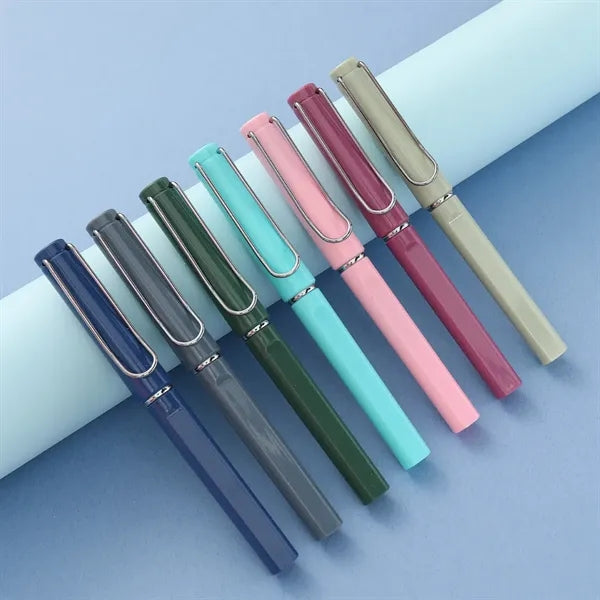 Business Gel Pen with Steel Wire Clip