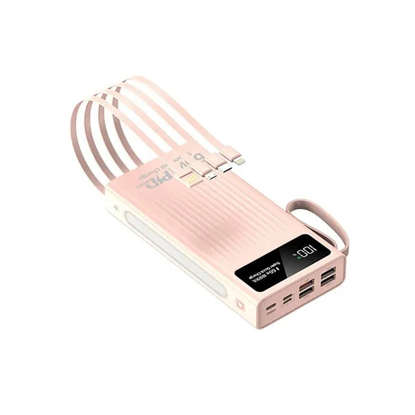 66W Portable Fast Charging Power Bank W/ Light