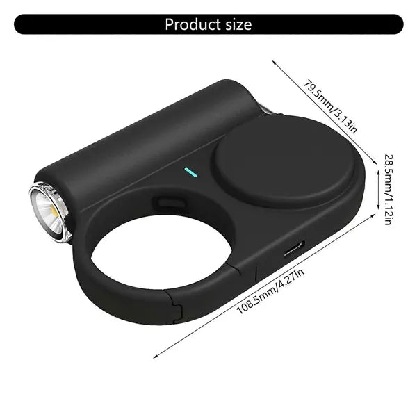 5000mAh Multifunctional Telescopic Lighting Power Bank