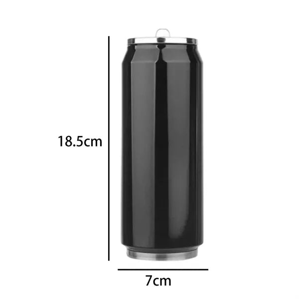 17 oz. Stainless Steel Can Shaped Insulated Tumbler