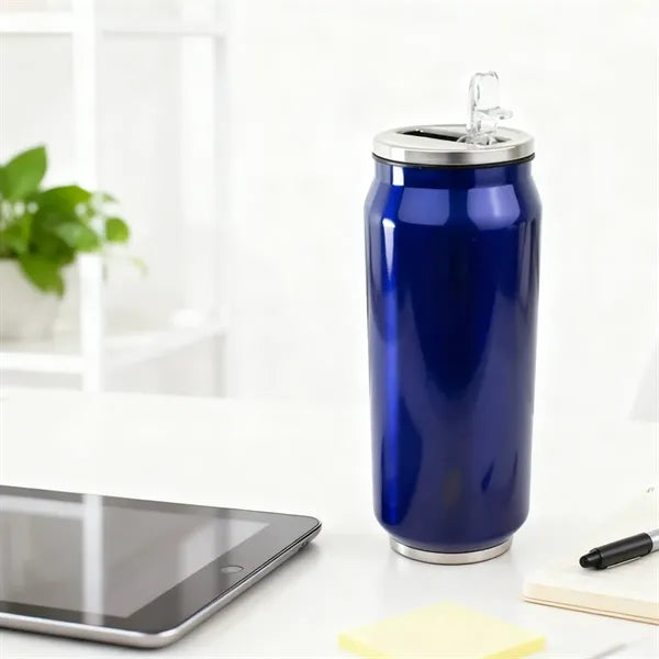 17 oz. Stainless Steel Can Shaped Insulated Tumbler