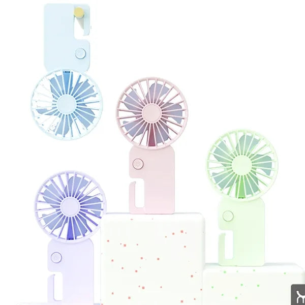Cooling Handheld Fan With Hook