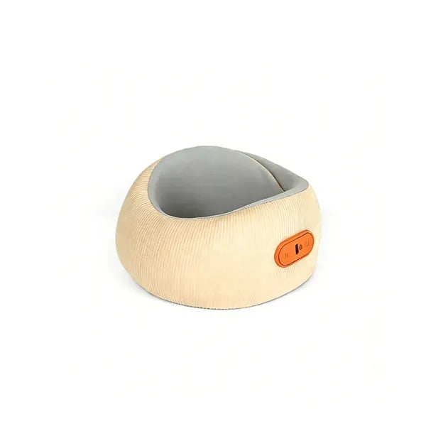 Portable Hot Compress Massage Neck Pillow for Travel Work