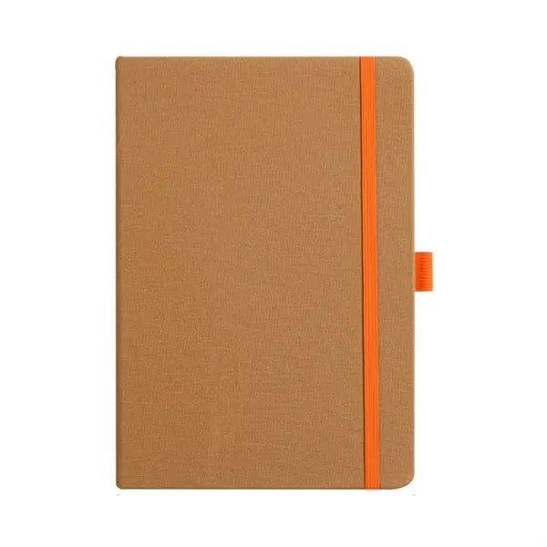 RPET Heathered Journal w/Pen Loop 5.7" x 8.4"
