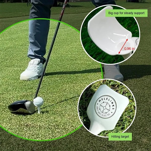 4pcs Durable Anti Slice Golf Tees Plastic Accessories