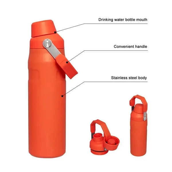 Fast Flow Water Bottle Angled Spout Lid 25oz