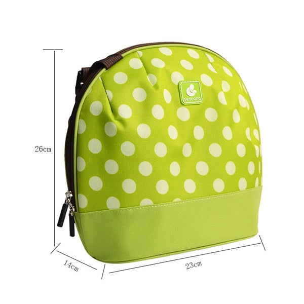 600D Oxford Patterned Dome Insulated Cooler Bag