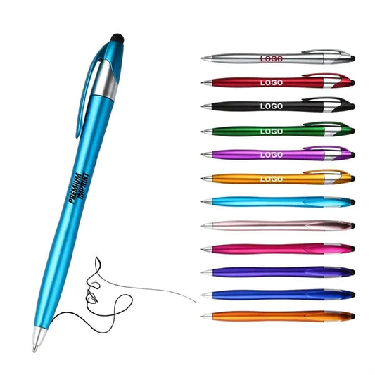 Metallic Color Stylus Twist Pen