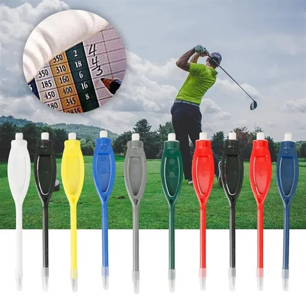 Short Golf Scorecard Pencil With Attached Eraser