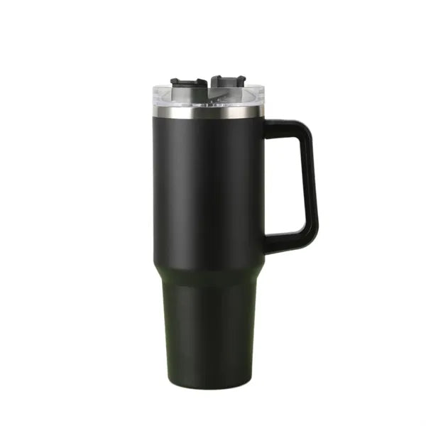 40oz Tumbler with Handle and Straw for Car Cup Holder