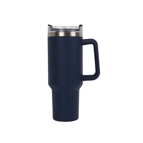 40oz Tumbler with Handle and Straw for Car Cup Holder