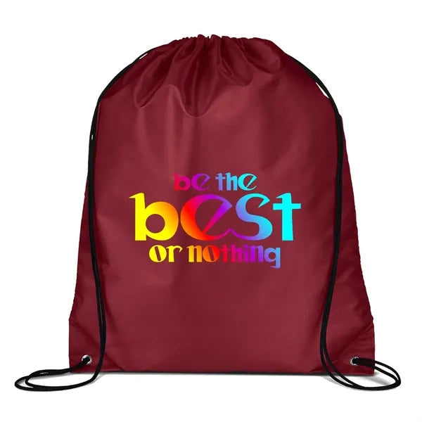 Full Color Drawstring Cinch up Backpack
