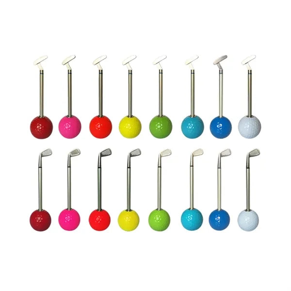 Executive Golf Club Pen Holder Desk Gift Set