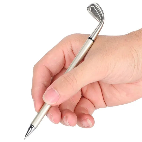 Executive Golf Club Pen Holder Desk Gift Set