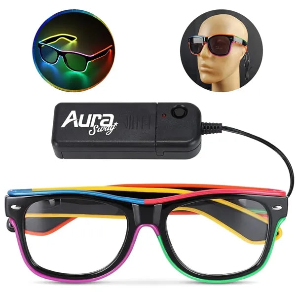 LED Light Up Flashing Party Glasses