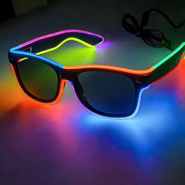 LED Light Up Flashing Party Glasses