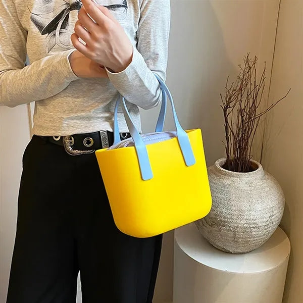 Waterproof Washable EVA Rubber Beach Boat Tote Bag