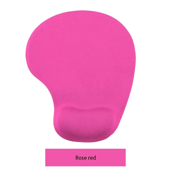Silicone wrist rest mouse pad