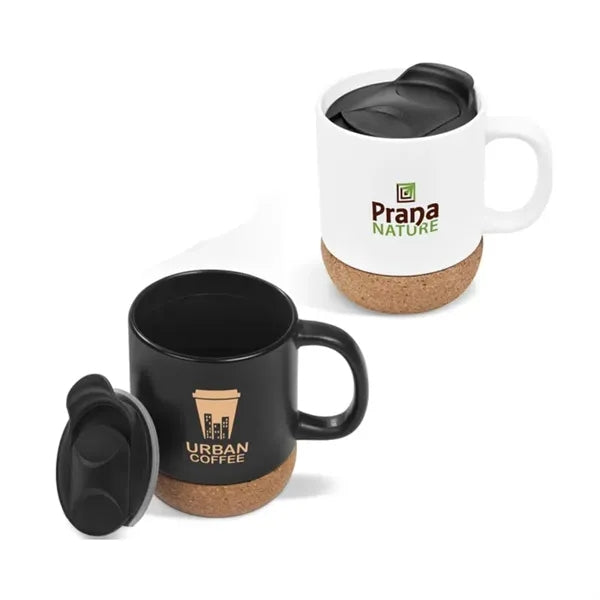 14 oz. Ceramic Coffee Mug with Cork Base