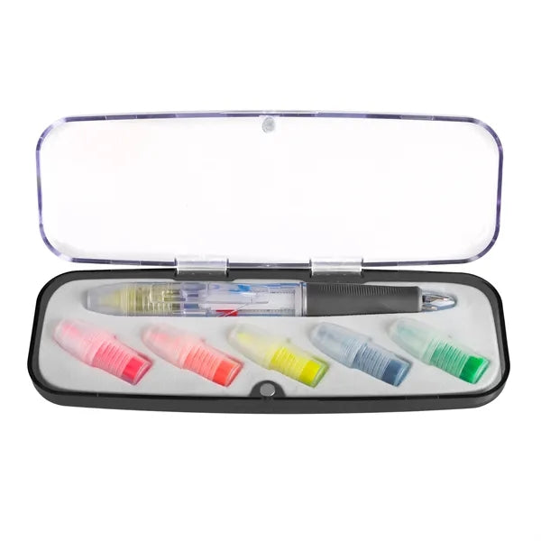Spectrum Multi-Color Ballpoint & Highlighter Set