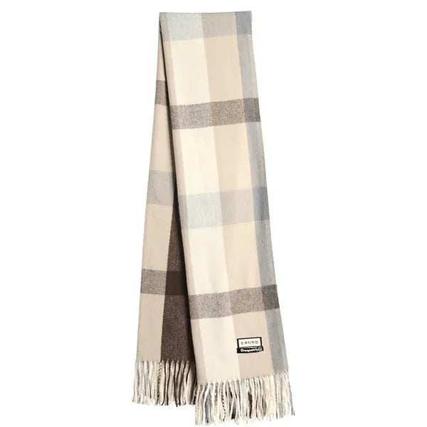 Winter Fashion Warm Plaid Scarf