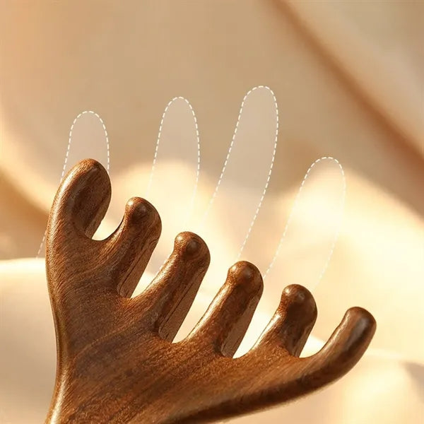 Natural Wood Massage Comb