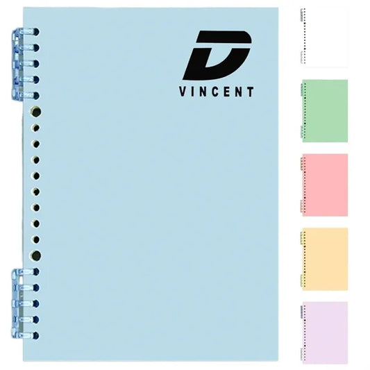 A5 Soft PP Cover Refillable Loose-Leaf Notebook