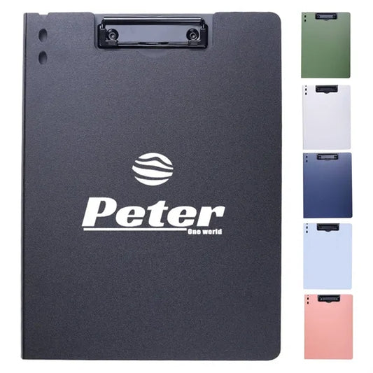 A4 Portable Lightweight Foldable Plastic Clipboard Folio