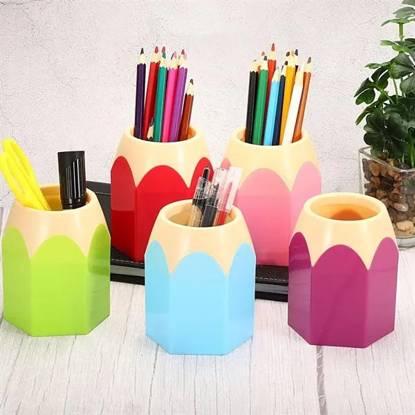 Multifunctional Round Pencil Holder For Colored-Pencils