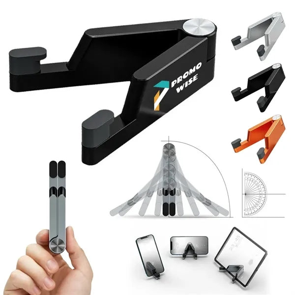 V-Shaped Aluminum Alloy Foldable Mobile Phone Holder