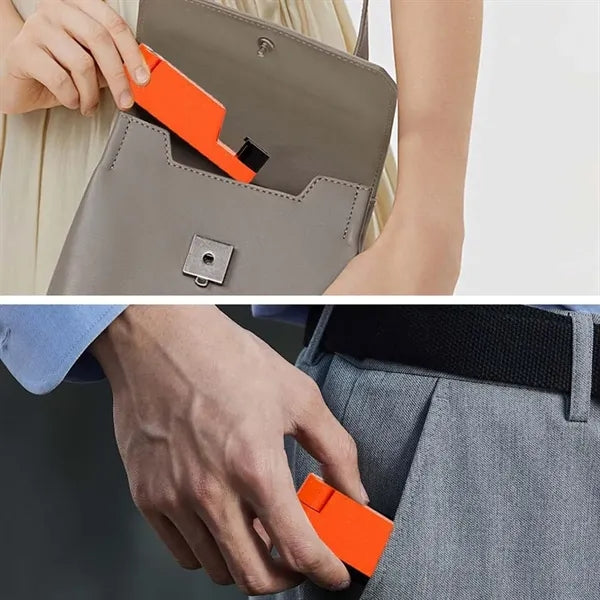 V-Shaped Aluminum Alloy Foldable Mobile Phone Holder