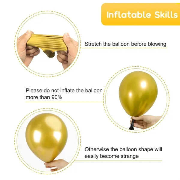 Glitter Balloon Set for Birthday Party Ceremony Decoration
