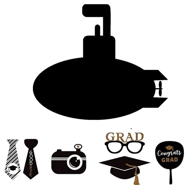 College Graduation Party Funny Photo Prop Set