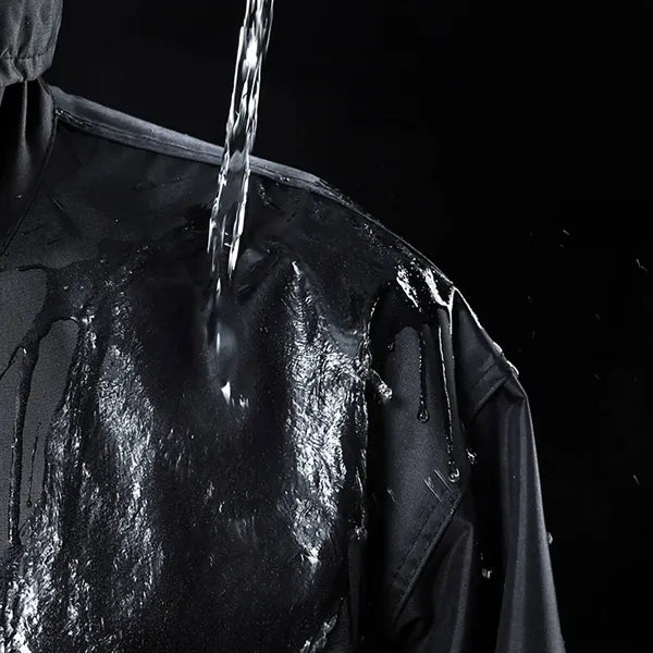 Oxford Thickened Cycling Rain Jacket Set Reflective Strip