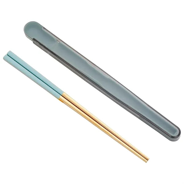 304 stainless steel portable chopstick box student set