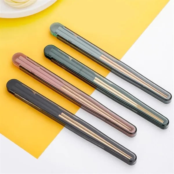 304 stainless steel portable chopstick box student set