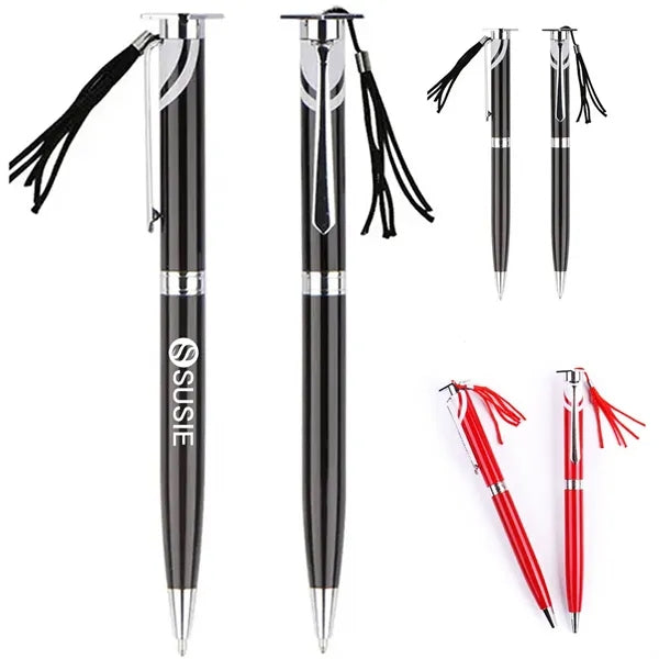 Graduation Tassel Metal Ballpoint Pen for School & Promotion